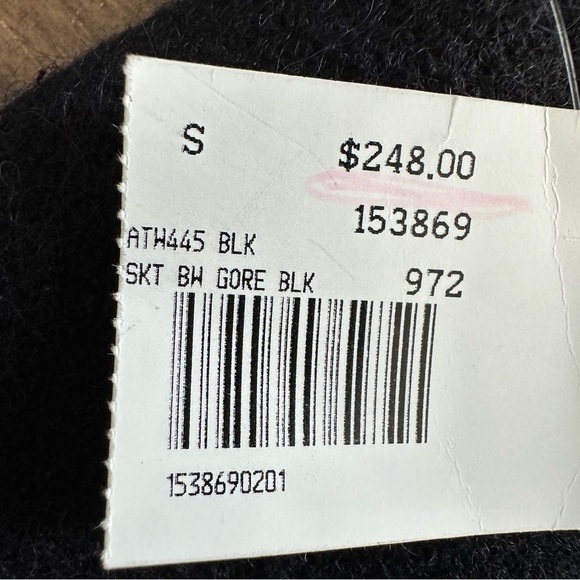 Beyond Threads Vintage Inspired Knit Alpaca Wool Skirt, Black, Small - Picture 10 of 10